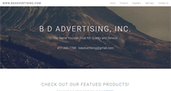 Desktop Screenshot of bdadvertising.com